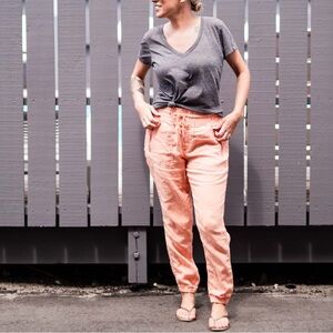 Athleta retreat  linen Drawstring joggers